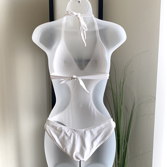 ✨ Swimwear bikini sexy one piece white - Picture 5 of 7